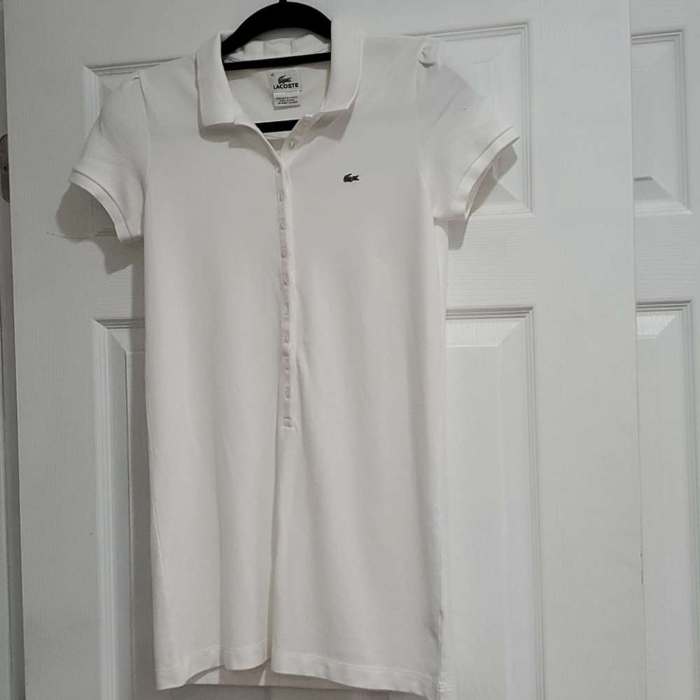 Lacoste Women's Cotton Piqué Buttoned Polo
